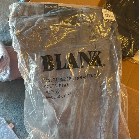 Men's Gray Twill Pants Blank NYC size 36 - Picture 3 of 3